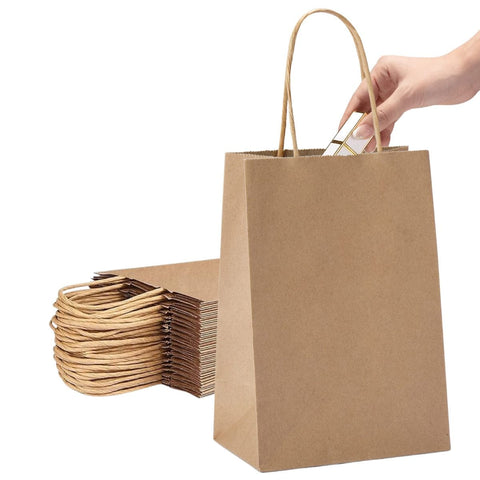 Bolsas Papel Kraft Grande Con Manillas 30x16x35