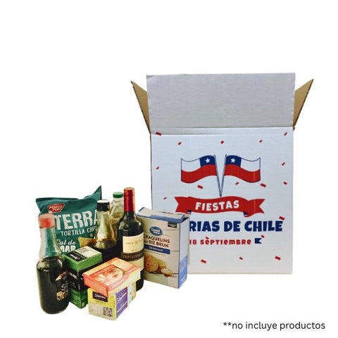 Pack de 10 Cajas Fiestas Patrias -Blanca