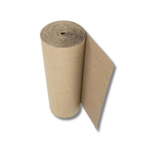 Rollo de cartón corrugado 1,2m x 10m ideal para embalaje y protección de productos grandes