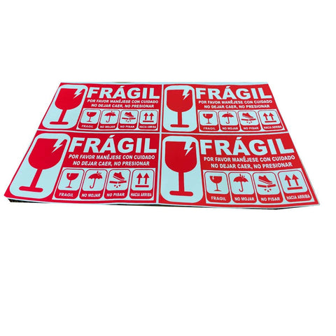 Etiquetas Adhesivas "Frágil"