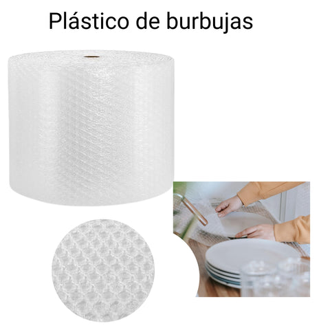 Pack De Mudanza Familiar 30 Cajas+film+burbujas+cinta+kraft