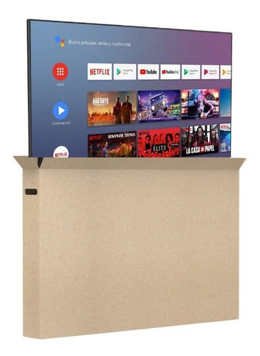 Caja embalaje TV (hasta 60¨) + Material Protector