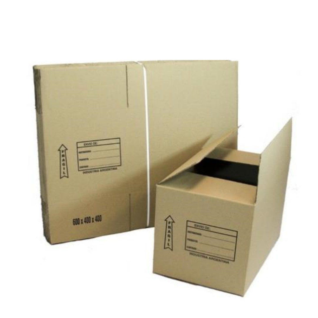 15 Caja Cartón Grande Mudanza Embalaje 60x40x20 Sustentables